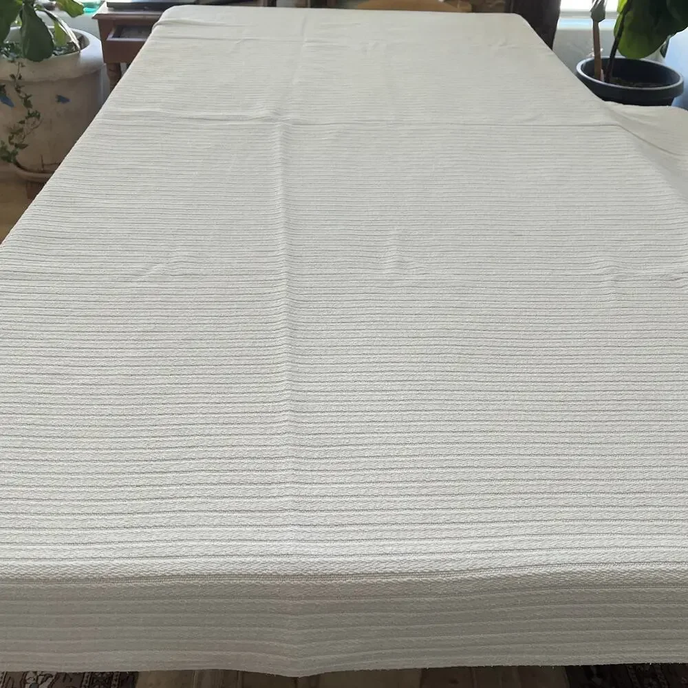 Vintage Ralph Lauren Ivory 100% Cotton Woven King Bedspread Cover